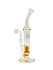 Envy Glass Designs 11in Bent Neck Inline to Crystal Disc Perc Bong | Bongs & Water Pipes | 420 Science