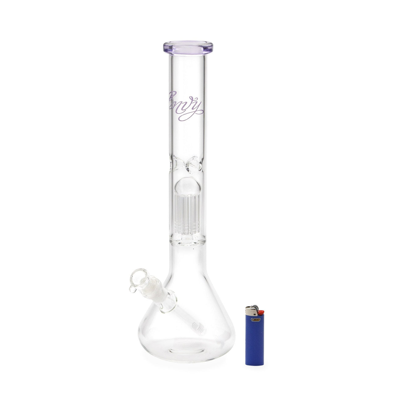 Envy Glass 16in Beaker w/10 Arm Perc - Purple - 420 Science - The most trusted online smoke shop.