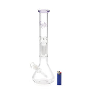 Envy Glass 16in Beaker w/10 Arm Perc - Purple - 420 Science - The most trusted online smoke shop.