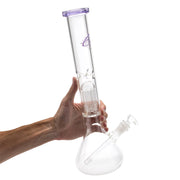 Envy Glass 16in Beaker w/10 Arm Perc - Purple - 420 Science - The most trusted online smoke shop.