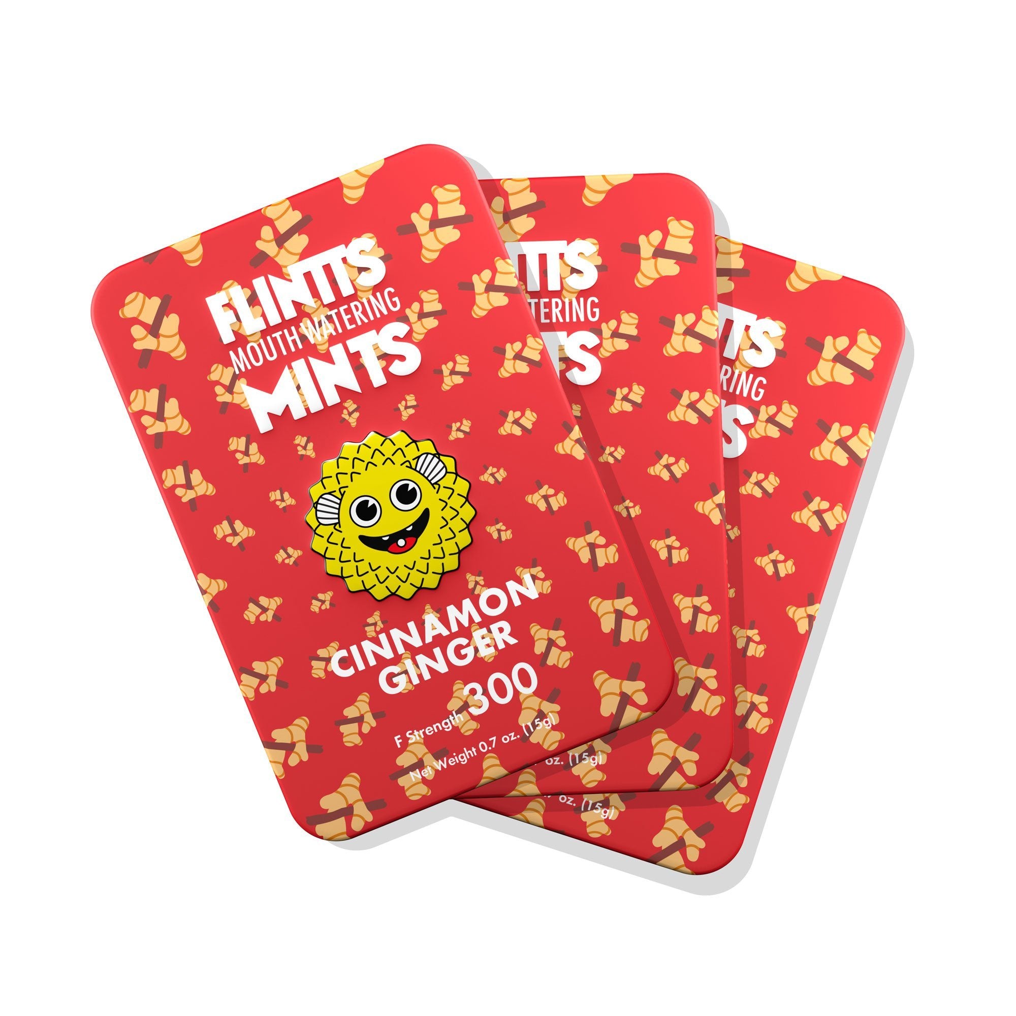 Flintts Mouthwatering Mints Cinnamon Ginger 3-Pack / $ 14.99 at 420 Science