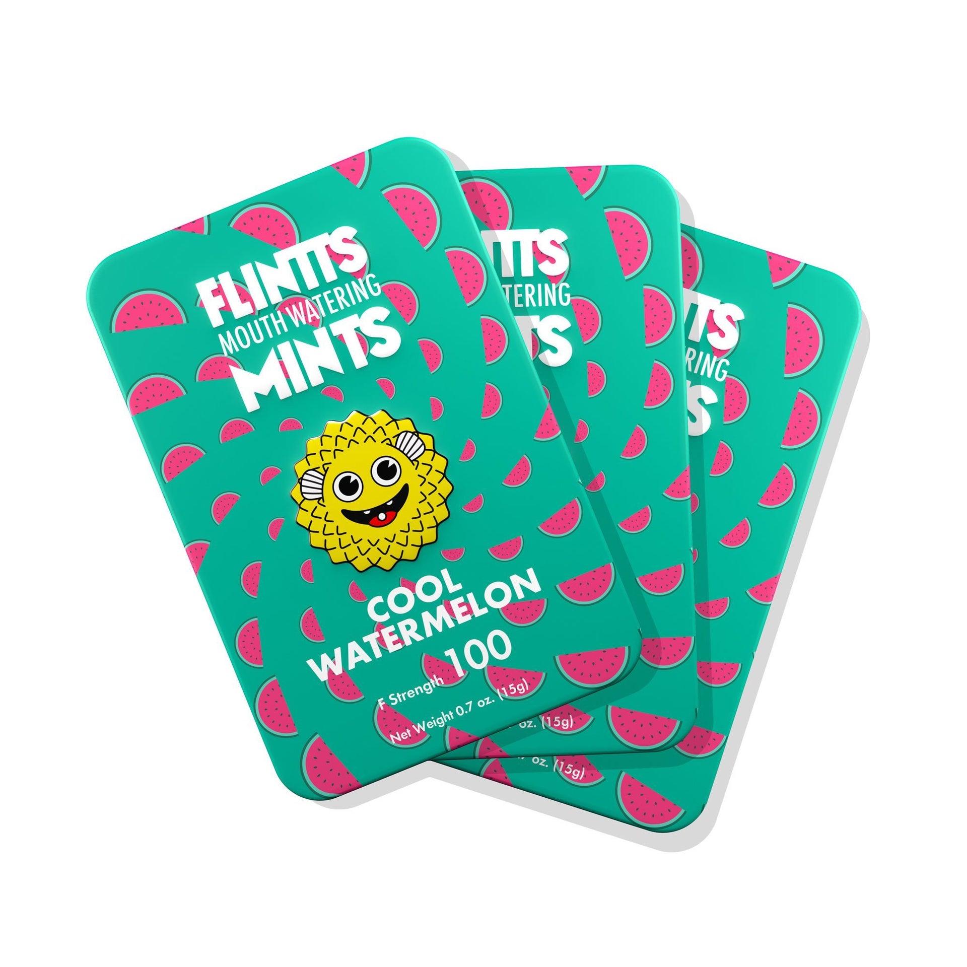 Flintts Mouthwatering Mints Cool Watermelon 3-Pack | Mints | 420 Science