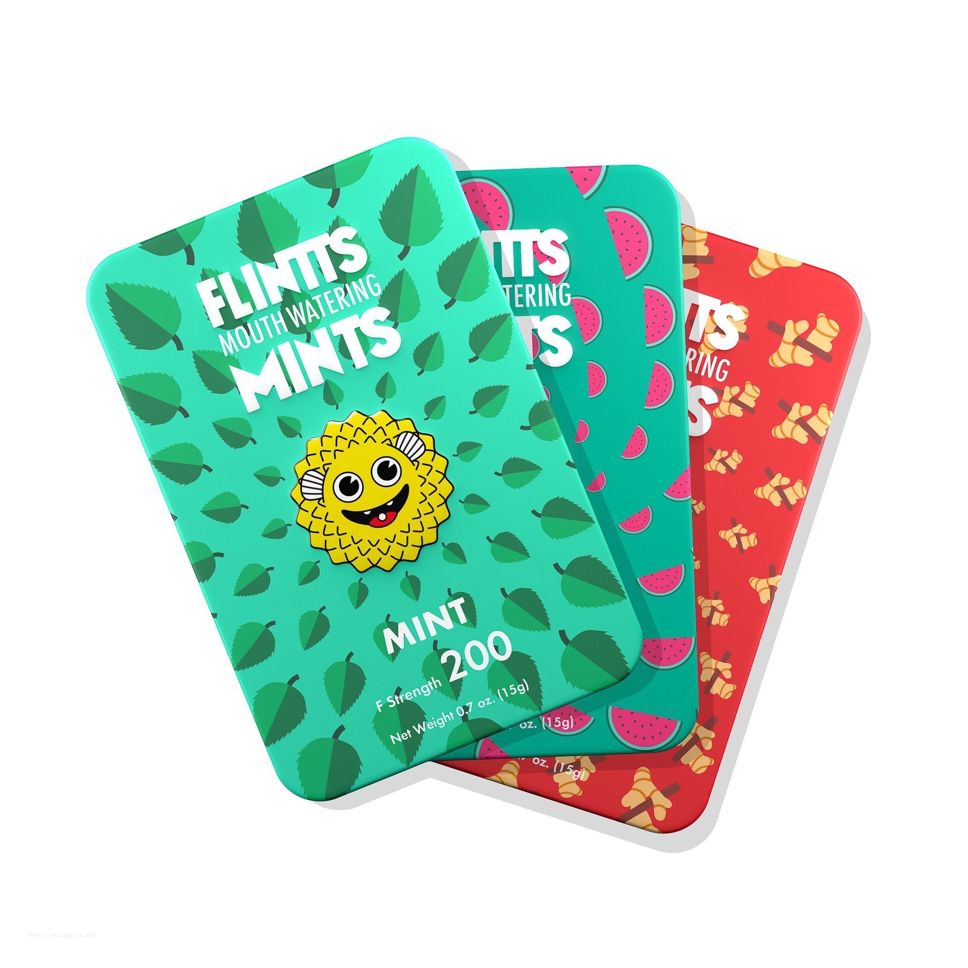 Flintts Mouthwatering Mints Ice & Fire 3-Pack | Mints | 420 Science