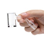 Full Weld Seamless Beveled Flat Top Thick Bottom Quartz Banger | Quartz Bangers | 420 Science
