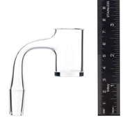 Full Weld Seamless Beveled Flat Top Thick Bottom Quartz Banger | Quartz Bangers | 420 Science