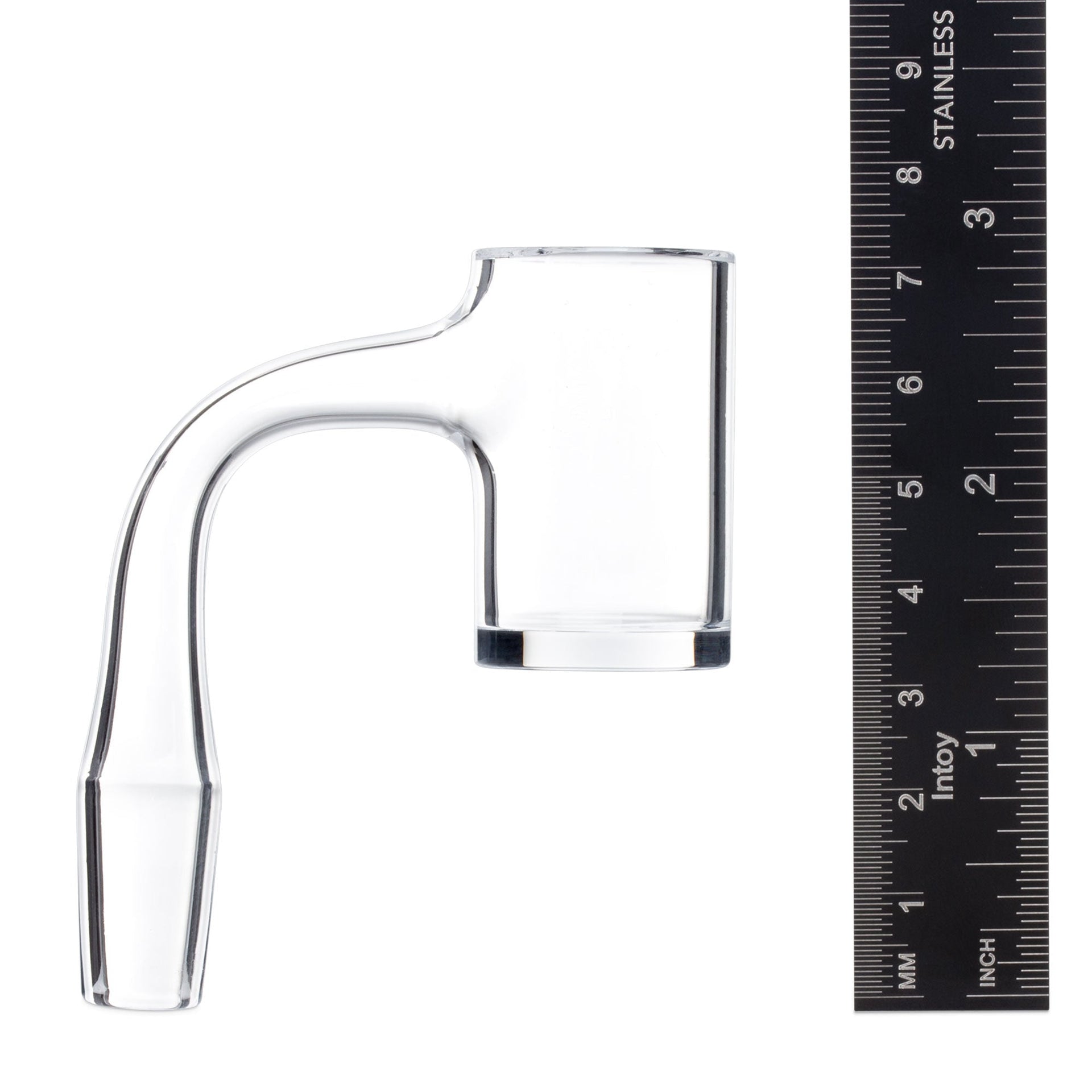 Full Weld Seamless Beveled Flat Top Thick Bottom Quartz Banger | Quartz Bangers | 420 Science