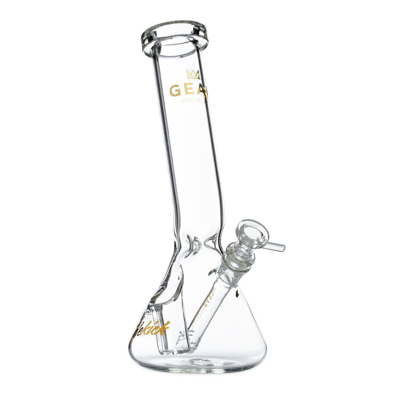 Big GEAR Premium Sidekick Beaker Bong with Lighter Holder