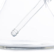 Geo's Glass 14in Crystal Circ Beaker Bong - Atomic Stardust + Blu-V UV Reactive - 420 Science - The most trusted online smoke shop.