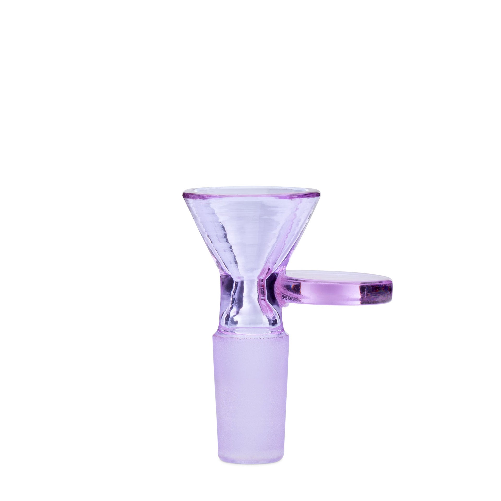 Glass Bowl w/Disc Handle