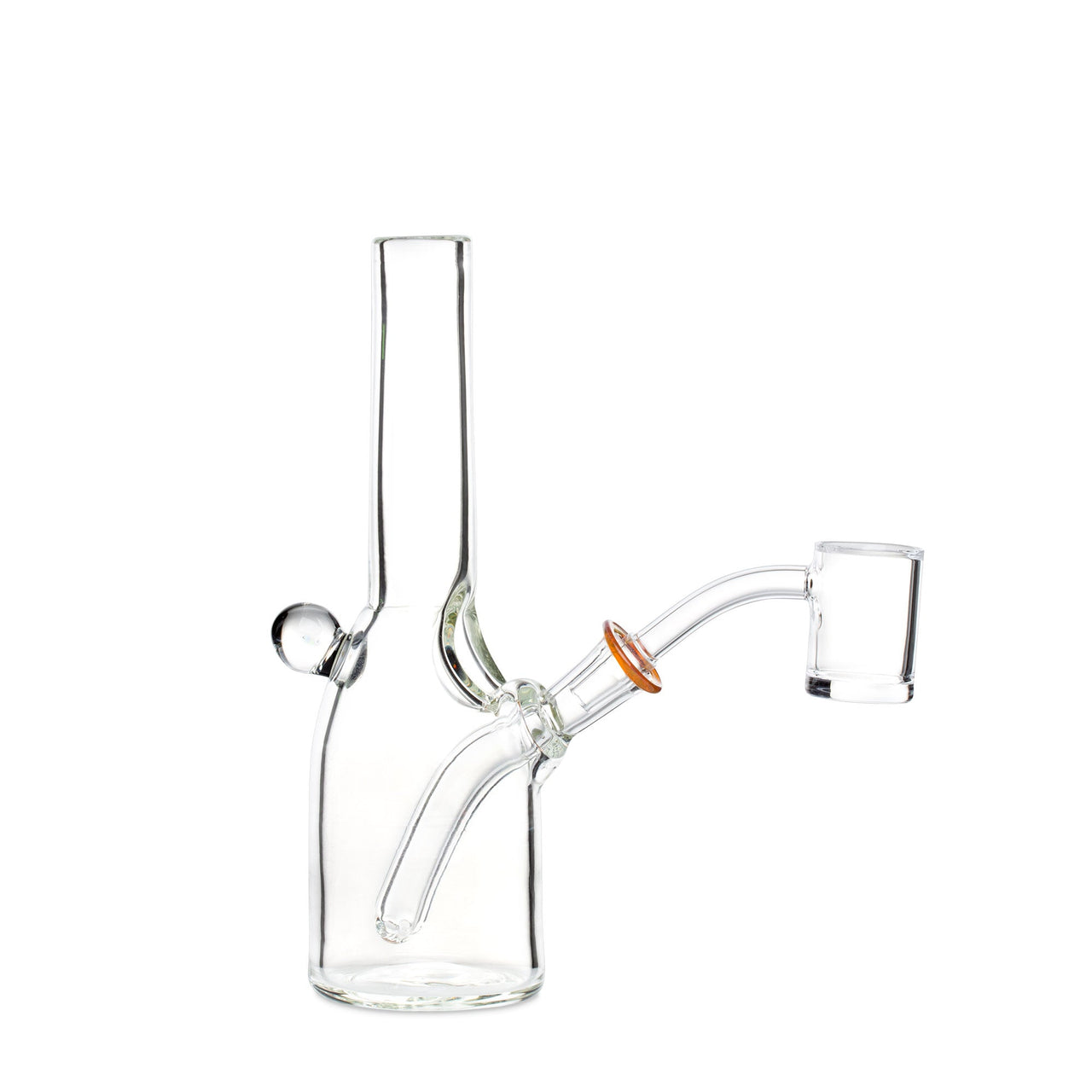 GMay Glass Amber Purple Sake Bottle Dab Rig | Dab Rigs | 420 Science