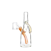 GMay Glass Orange & Fumed Sake Bottle Dab Rig | Dab Rigs | 420 Science