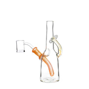 GMay Glass Orange & Fumed Sake Bottle Dab Rig | Dab Rigs | 420 Science