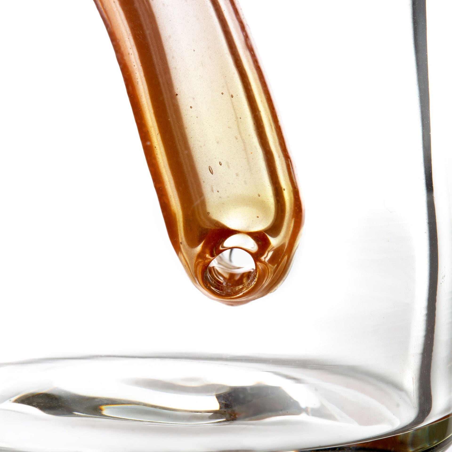 GMay Glass Orange & Fumed Sake Bottle Dab Rig | Dab Rigs | 420 Science