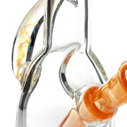 GMay Glass Orange & Fumed Sake Bottle Dab Rig | Dab Rigs | 420 Science