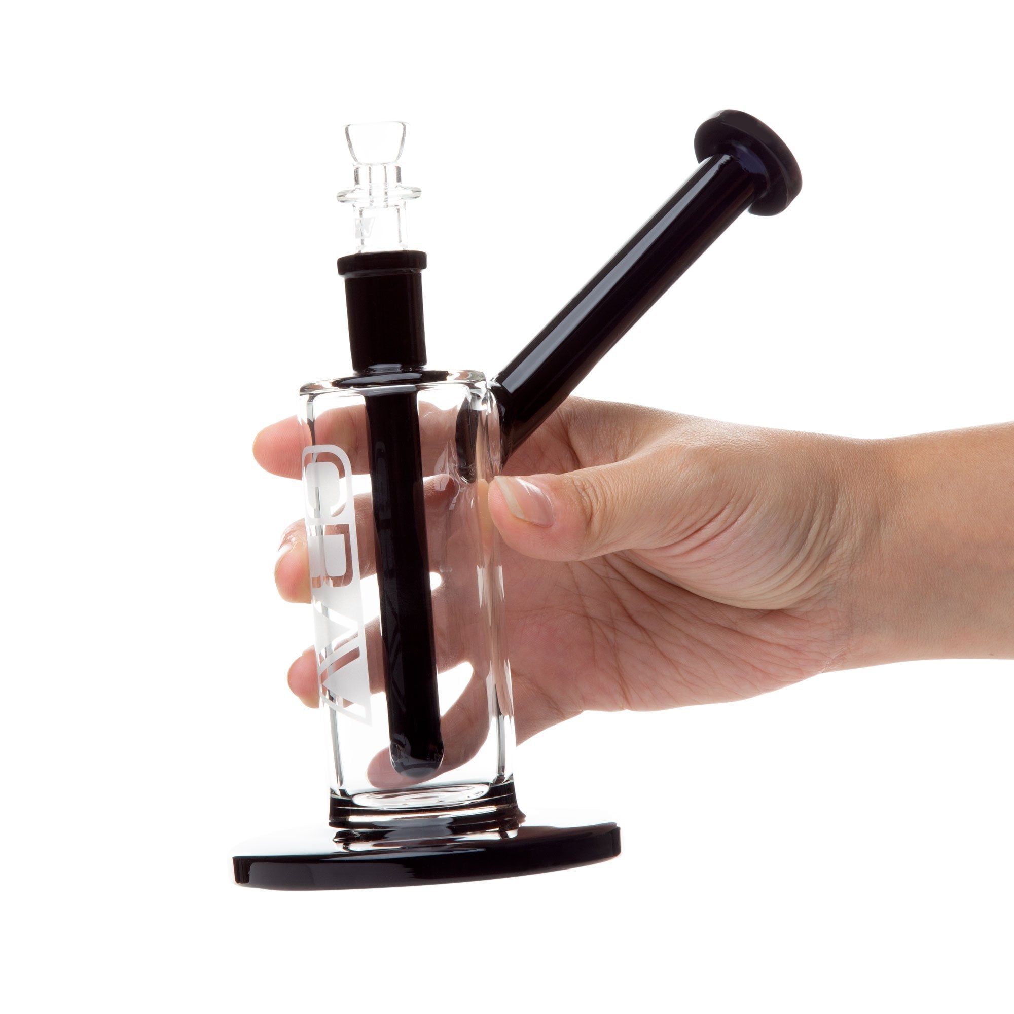 GR d4nero☆☆ GRAV 7in Upright Bubbler - Black / $ 99.99 at 420 Science