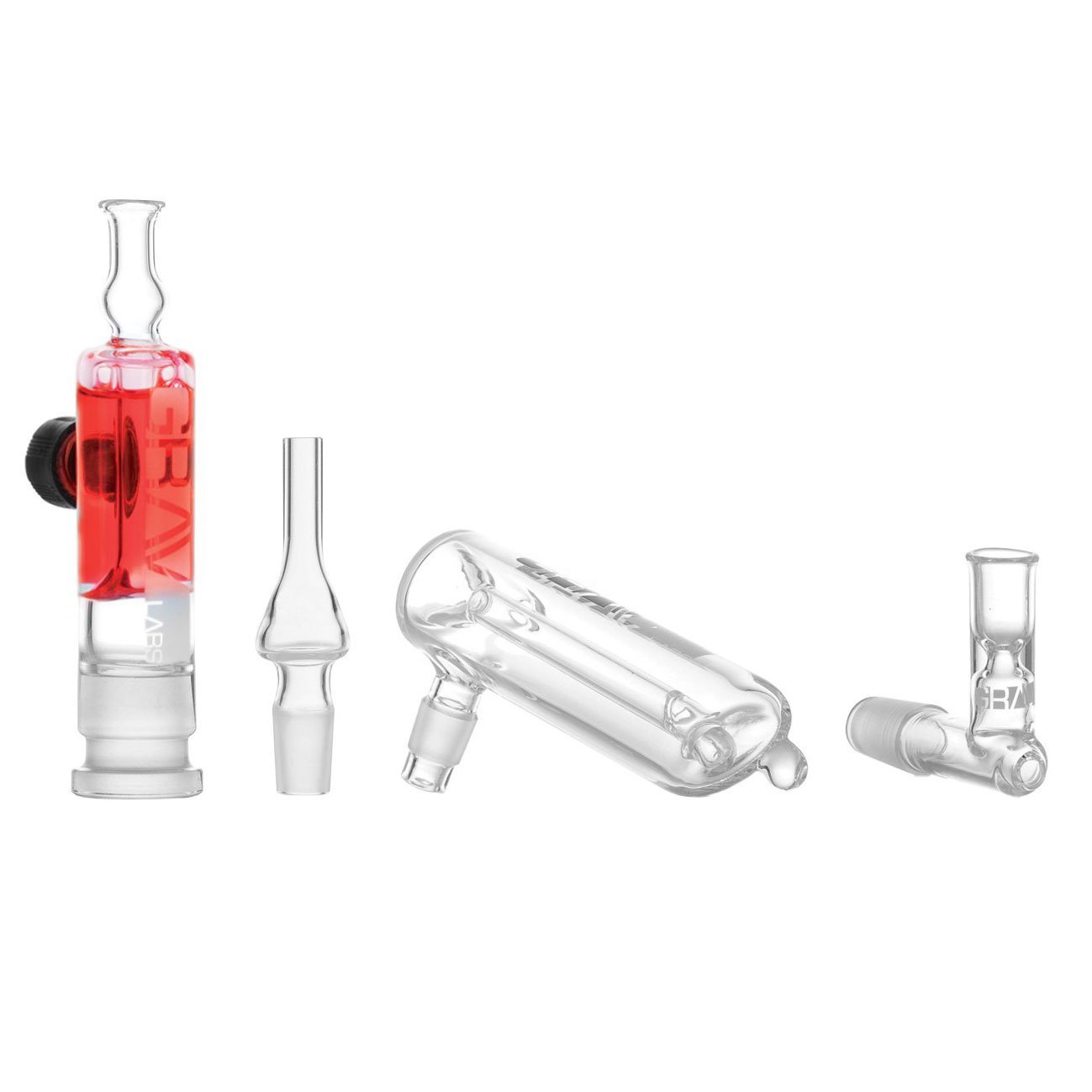 GRAV Chiller One-Hitter/Bubbler/Vapor Straw Multi Kit | Hand Pipes | 420 Science
