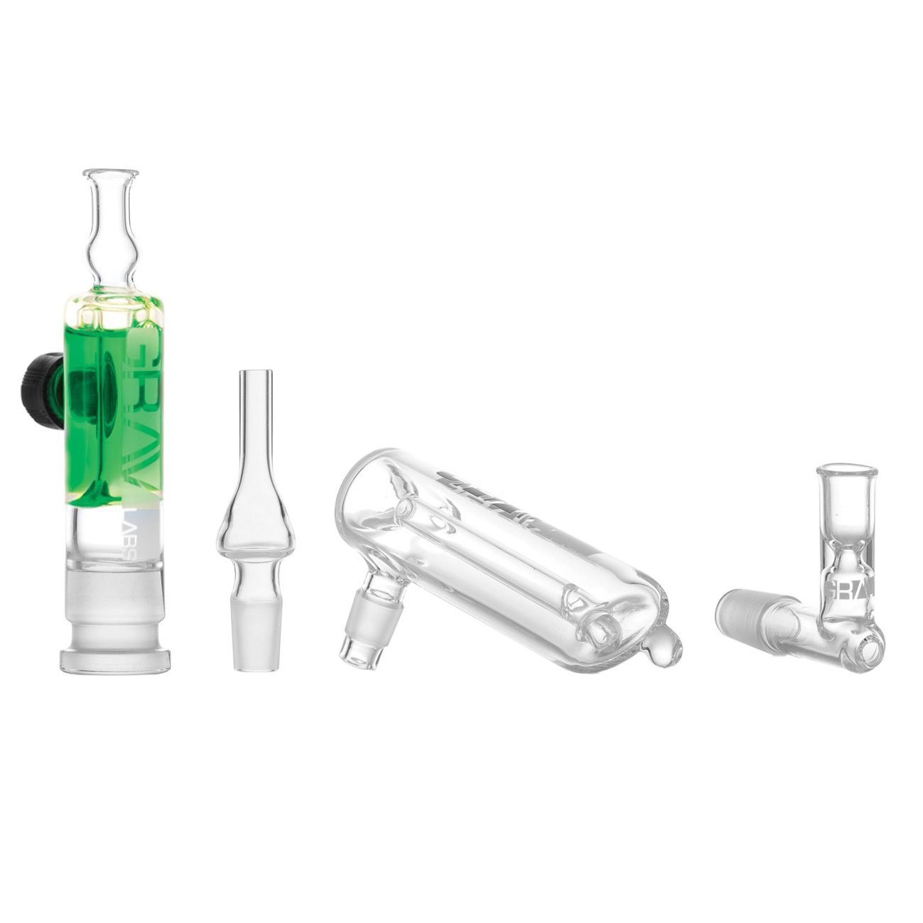 GRAV Chiller One-Hitter/Bubbler/Vapor Straw Multi Kit | Hand Pipes | 420 Science