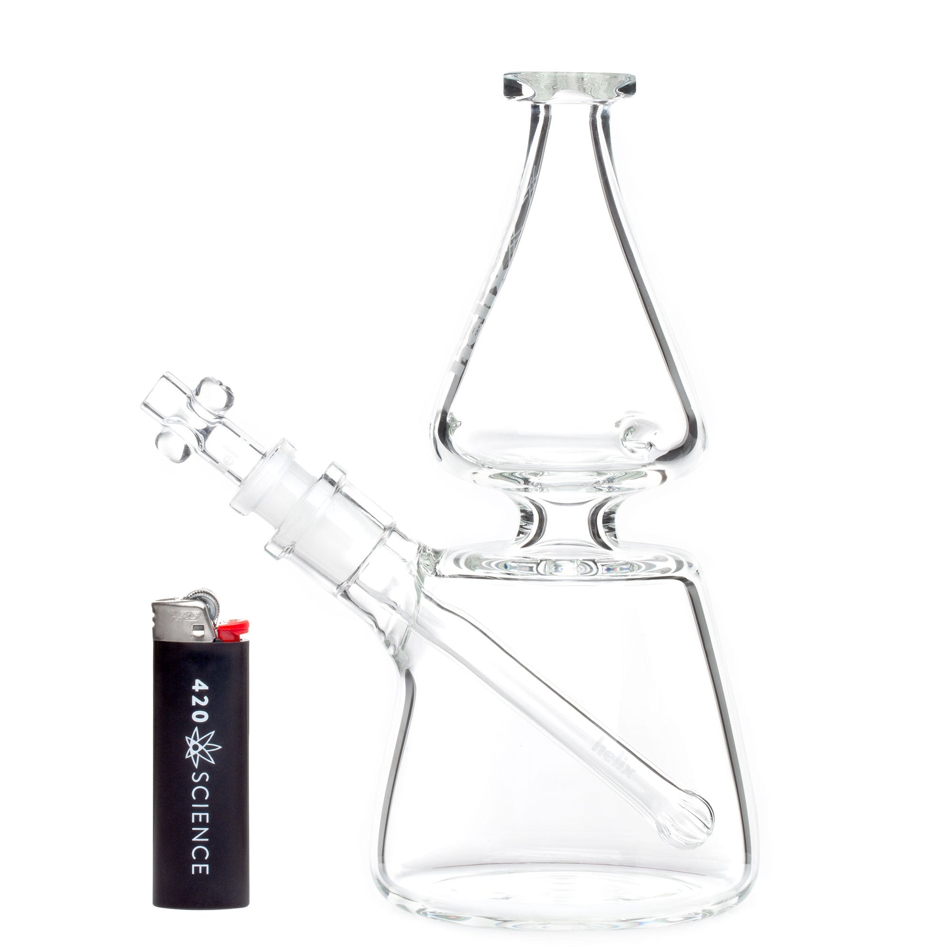 GRAV® 8 Beaker Water Pipe - Clear - It's 4:20 Somewhere