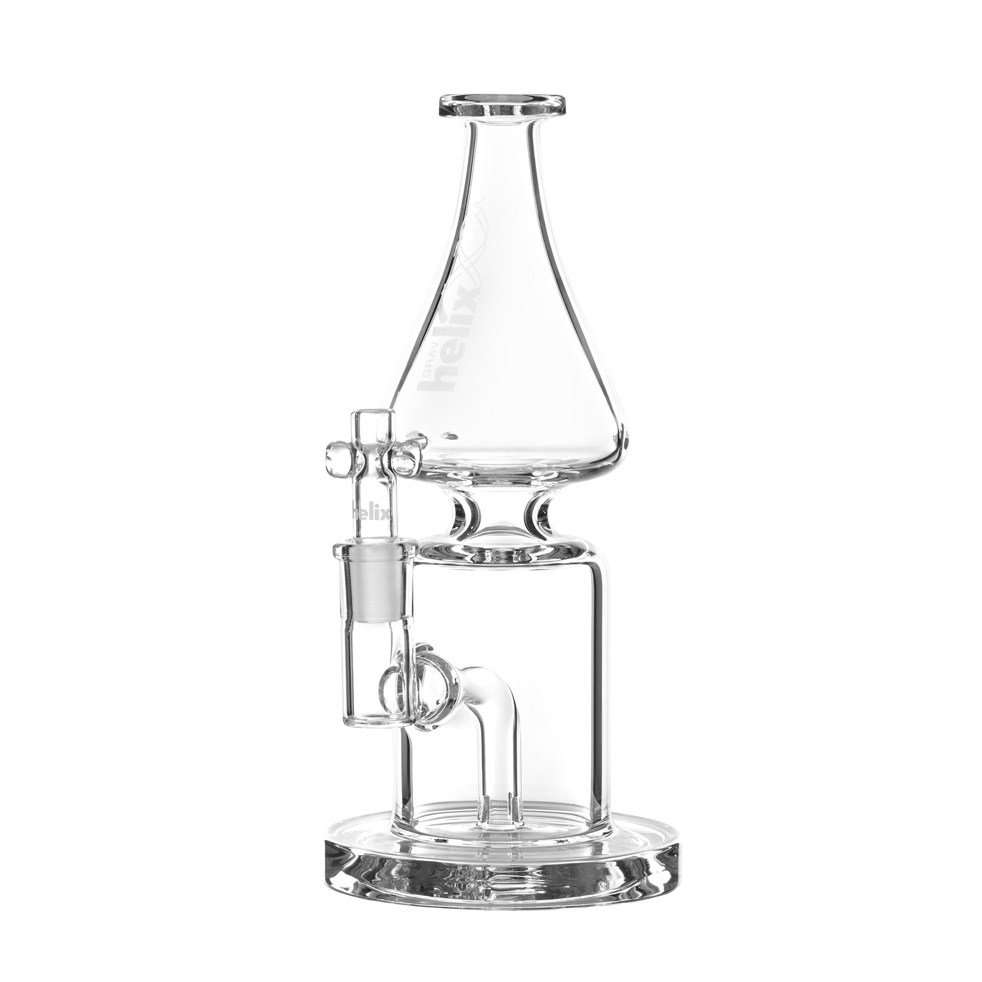 GRAV Helix Flare Water Pipe w/ Fixed Downstem | Bongs & Water Pipes | 420 Science