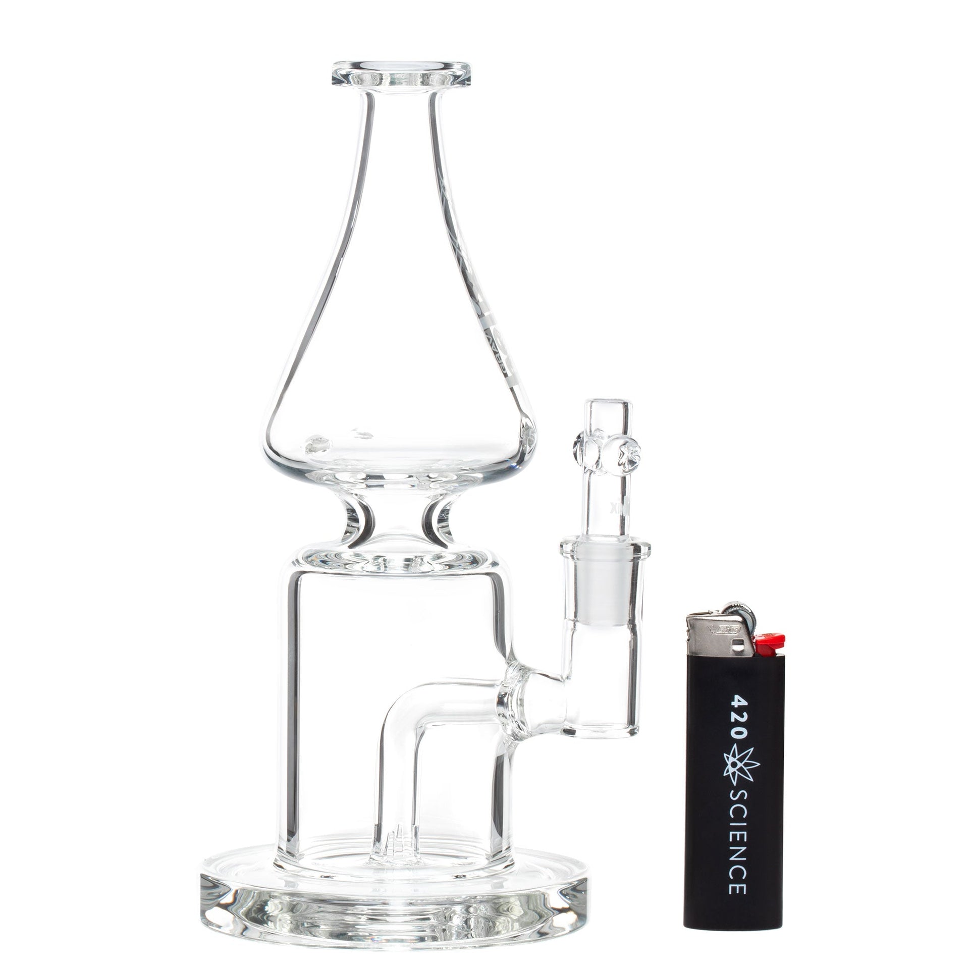 GRAV Helix Flare Water Pipe w/ Fixed Downstem | Bongs & Water Pipes | 420 Science