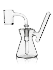 GRAV® Hourglass Pocket Bubbler Rig - Clear | Water Pipes | 420 Science