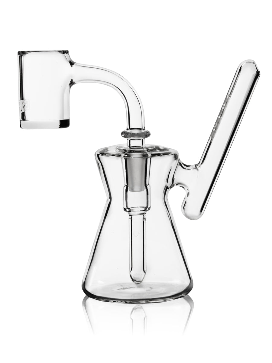 GRAV® Hourglass Pocket Bubbler Rig - Clear / $ 59.99 at 420 Science