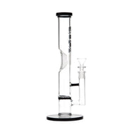 GRAV 12in Flare Water Pipe w/ Honey Comb Disc - Black - 420 Science - The most trusted online smoke shop.