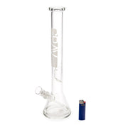 GRAV 16in Beaker Water Pipe - Clear - 420 Science - The most trusted online smoke shop.