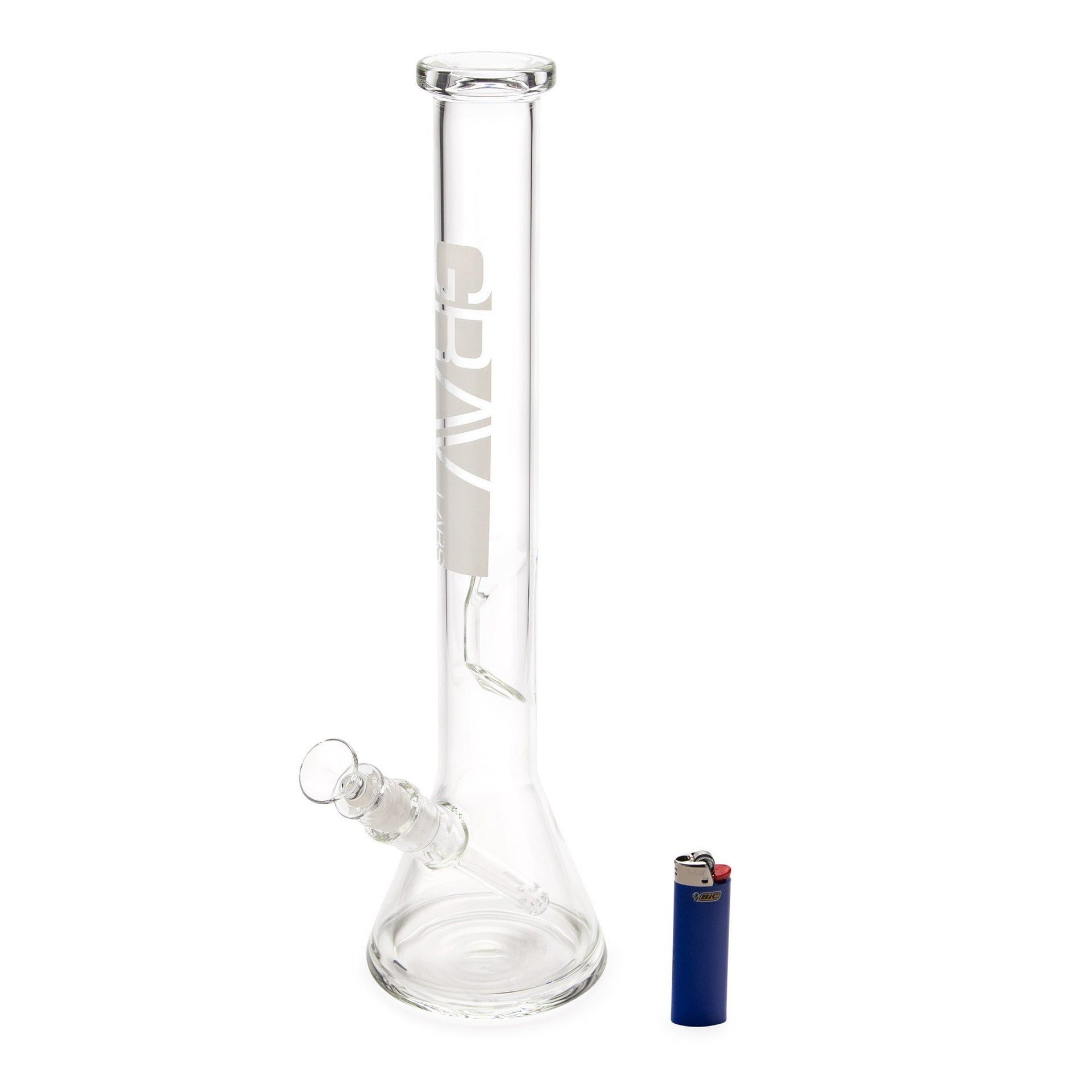 GRAV 16in Beaker Water Pipe - Clear - 420 Science - The most trusted online smoke shop.