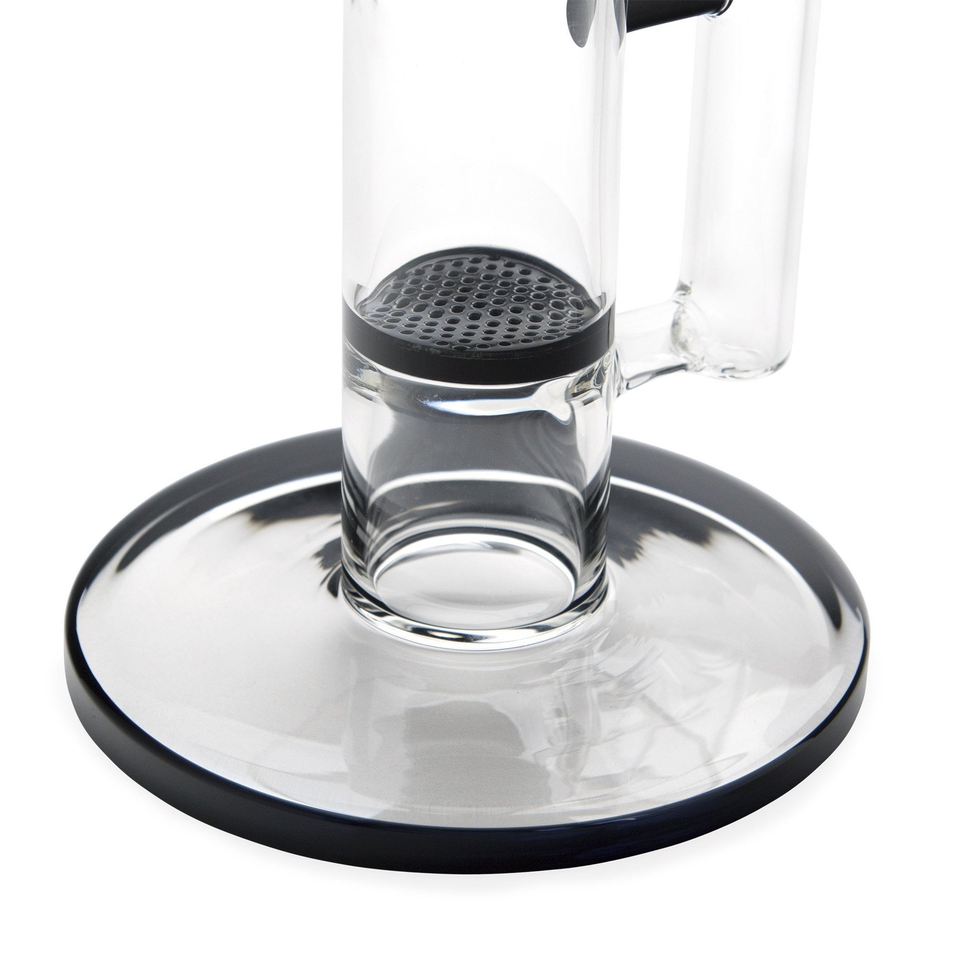 GRAV 16in Flare Water Pipe w/ Honey Comb Disc - Black - 420 Science - The most trusted online smoke shop.