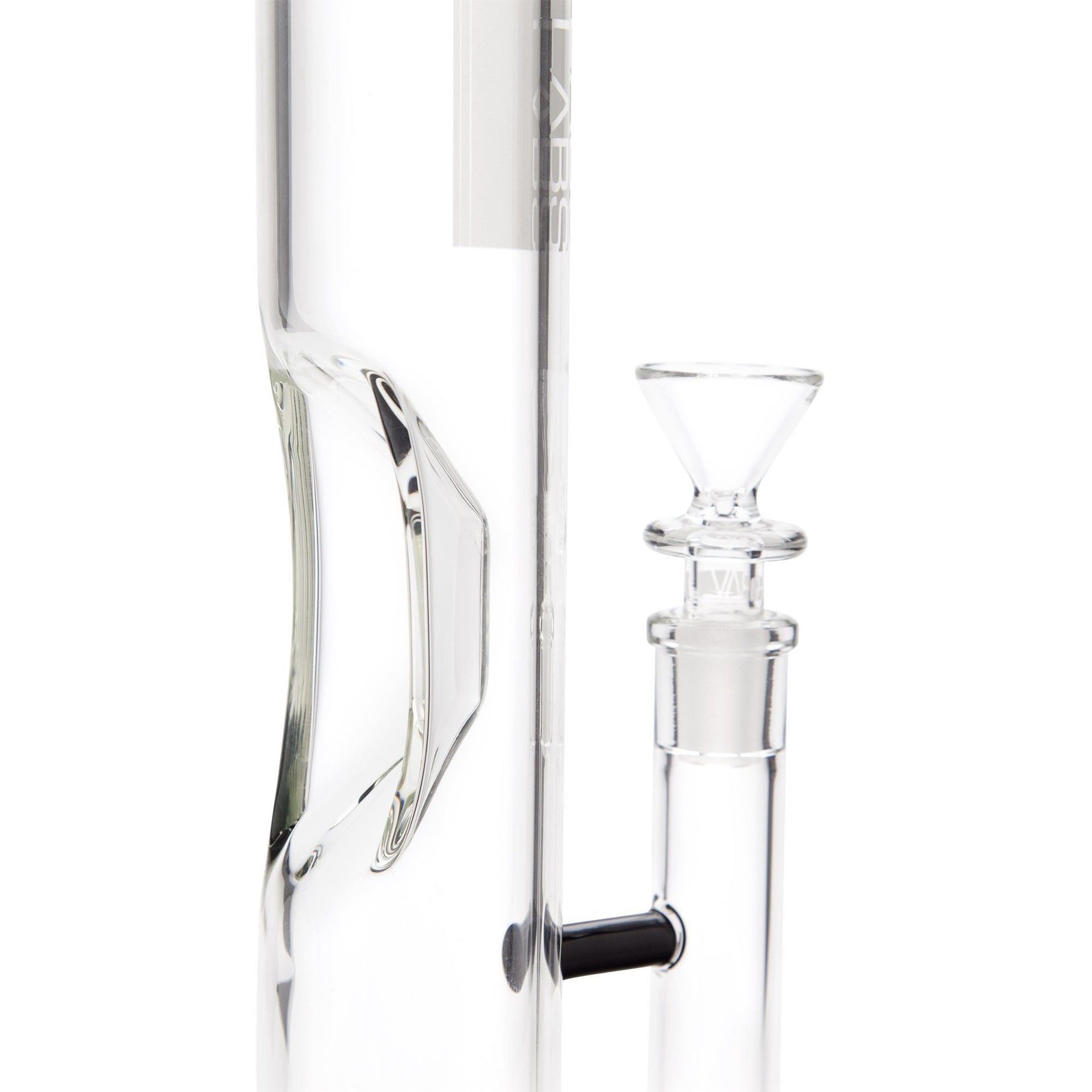 GRAV 16in Flare Water Pipe w/ Honey Comb Disc - Black