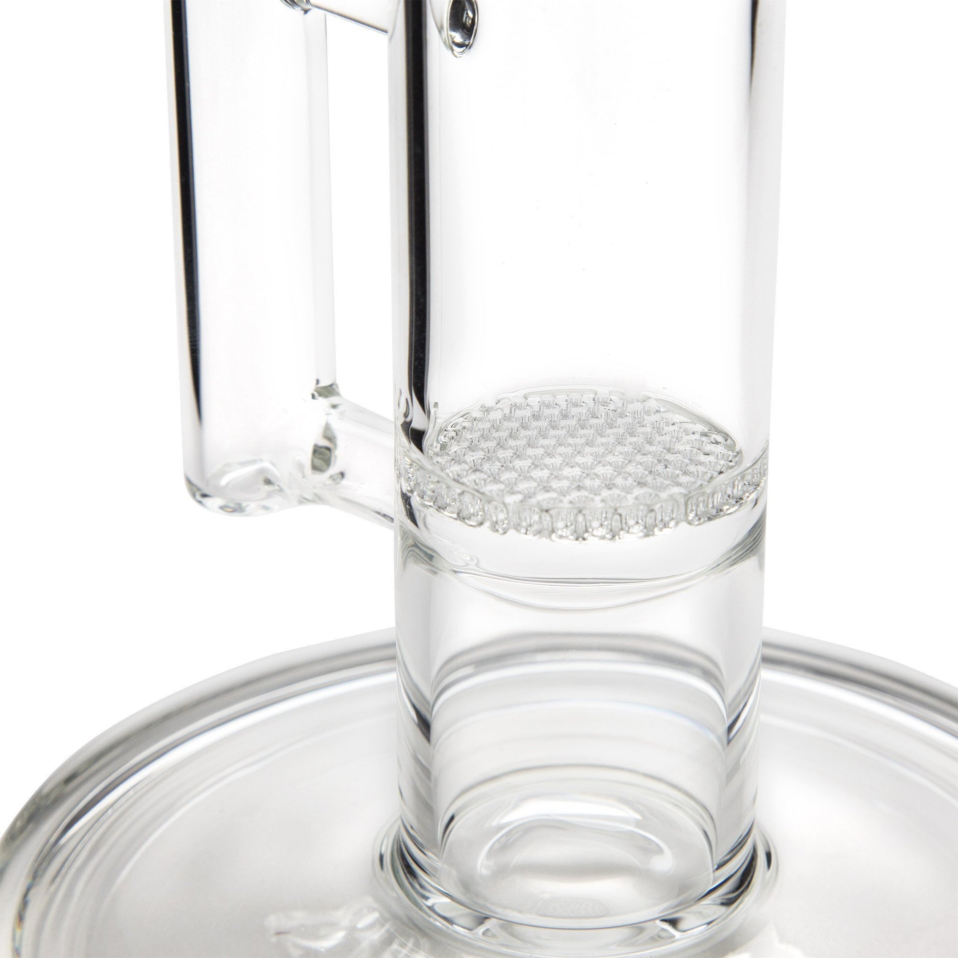 GRAV 16in Flare Water Pipe w/ Honey Comb Disc - Clear - 420 Science - The most trusted online smoke shop.