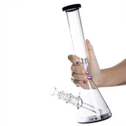 GRAV 12in Beaker Water Pipe - Black - 420 Science - The most trusted online smoke shop.