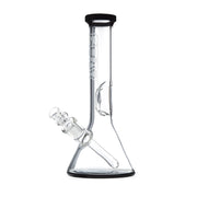 GRAV 8in Beaker Water Pipe w/ Fixed Downstem - Black - 420 Science - The most trusted online smoke shop.
