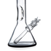 GRAV 8in Beaker Water Pipe w/ Fixed Downstem - Black - 420 Science - The most trusted online smoke shop.