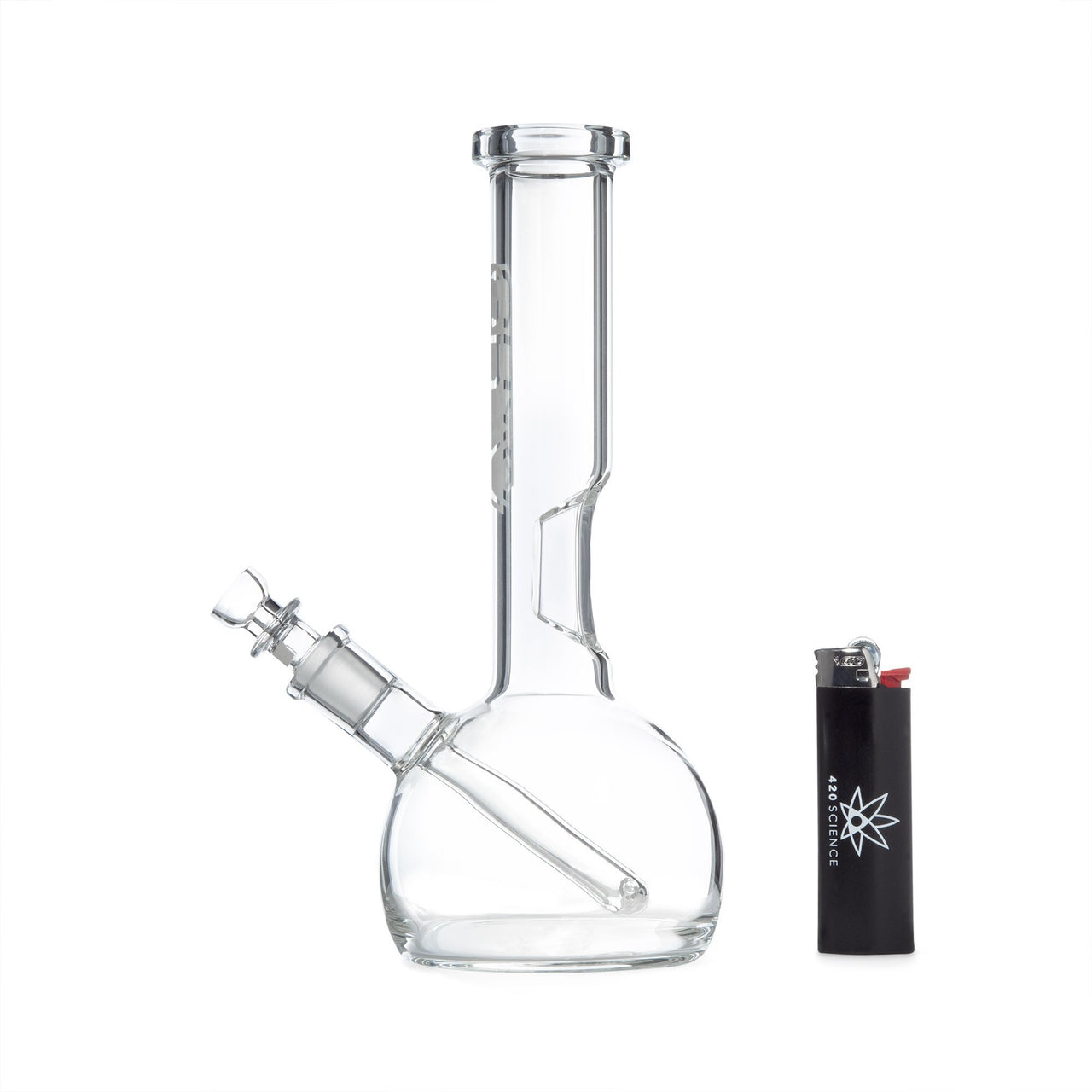 4.5 Inch Clear Mini Bong Water Pipe w/ Bowl – DopeBoo