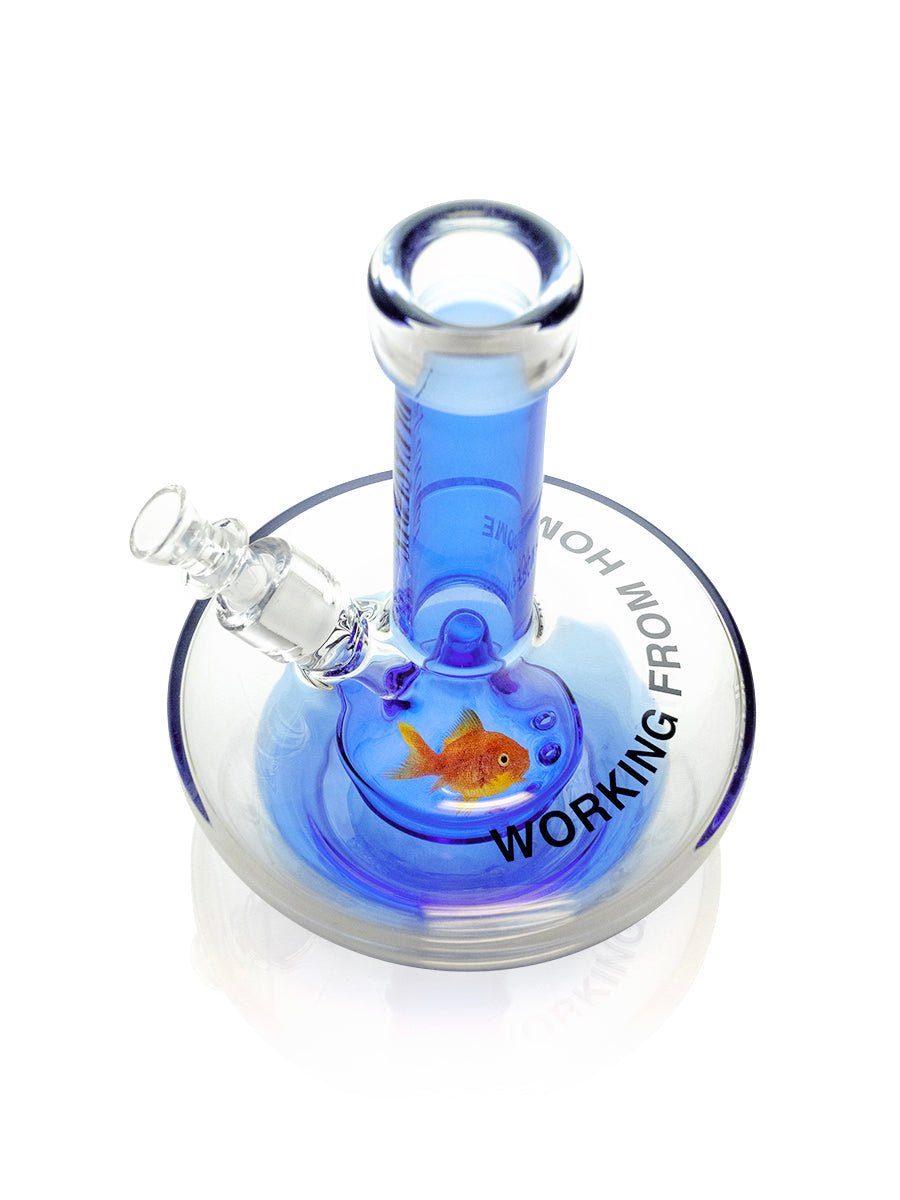 GRAV® Working from Home Small Wide Base Water Pipe | PS-Bongs | 420 Science