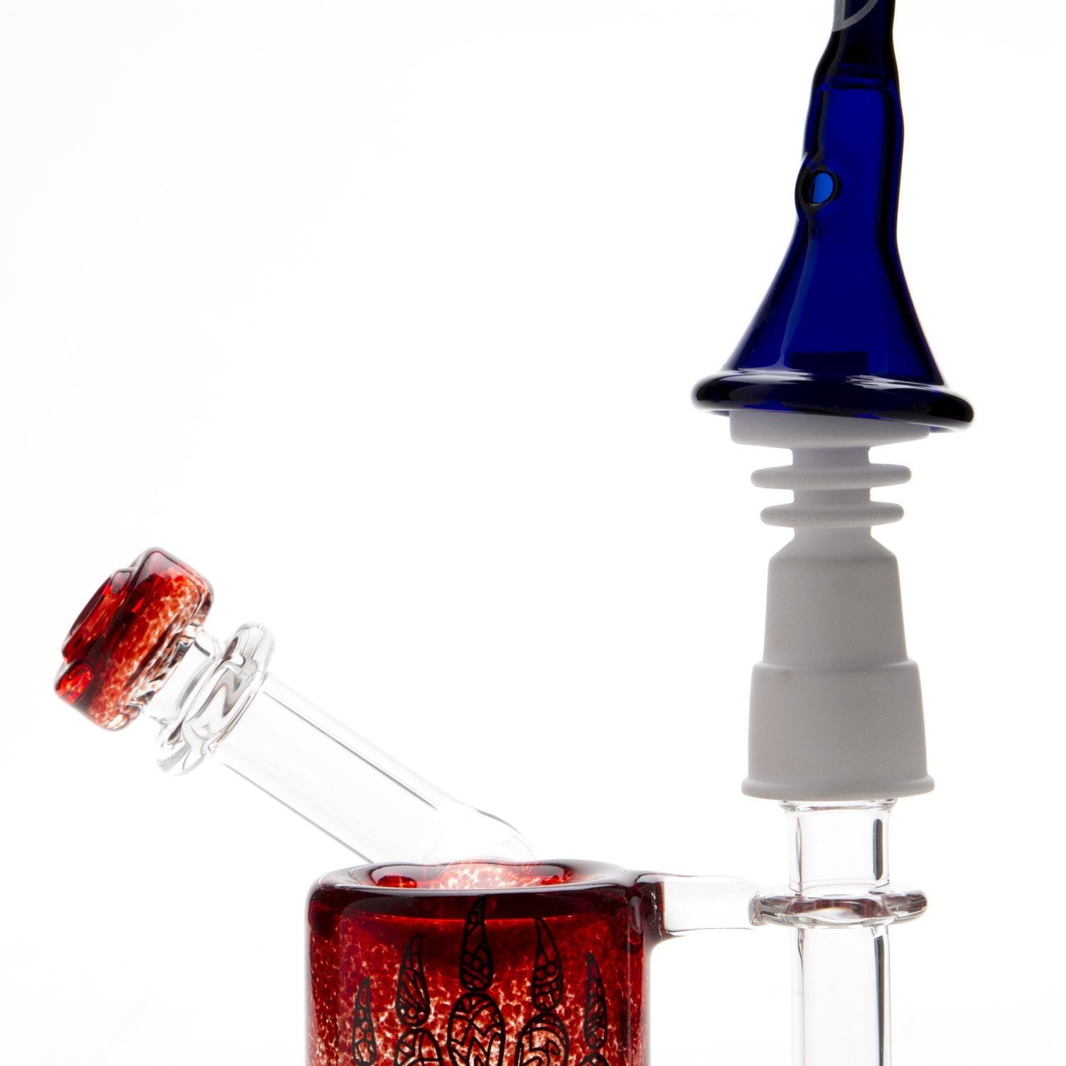 Home Blown Glass Carb Cap Dabber - Blue - 420 Science - The most trusted online smoke shop.