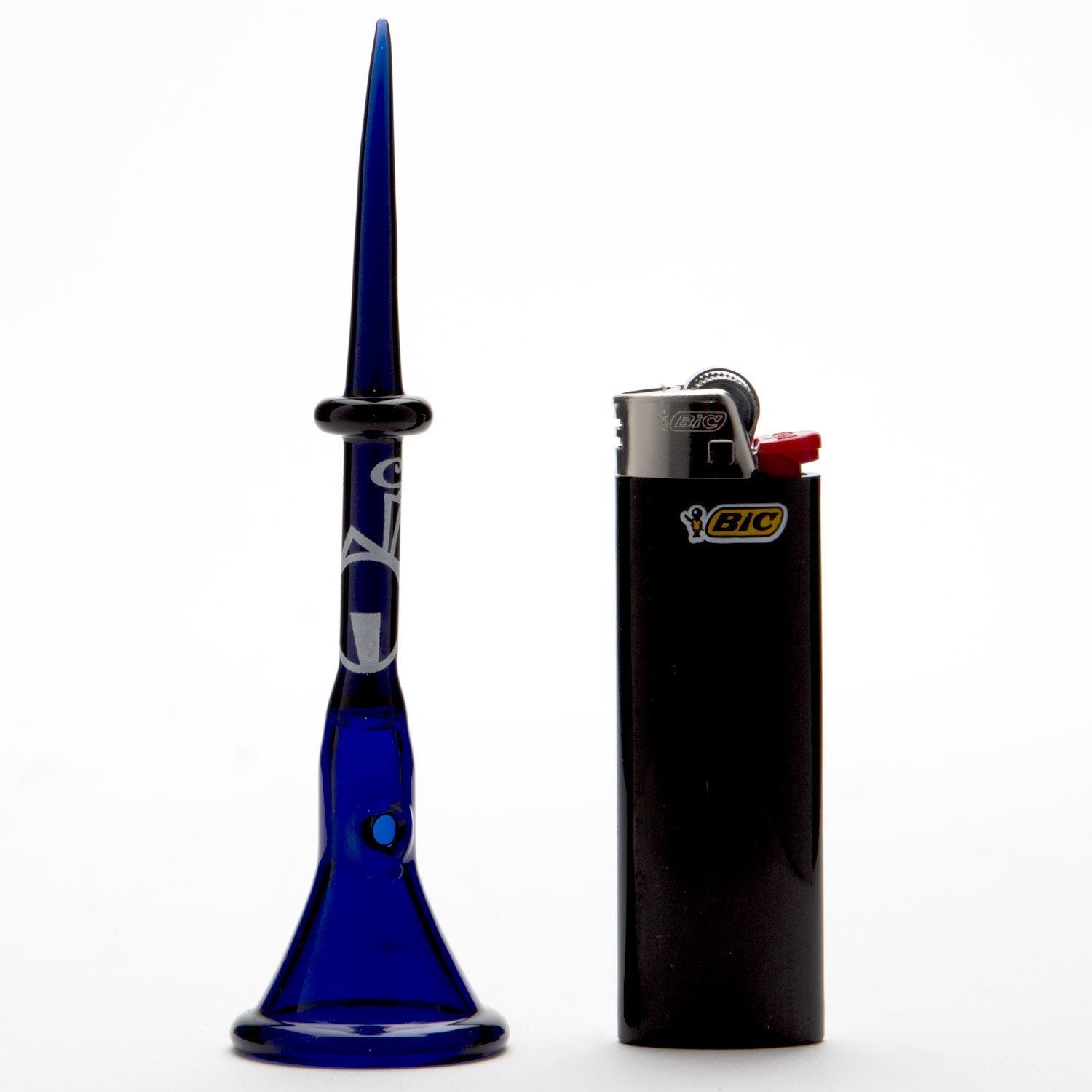 Home Blown Glass Carb Cap Dabber - Blue - 420 Science - The most trusted online smoke shop.