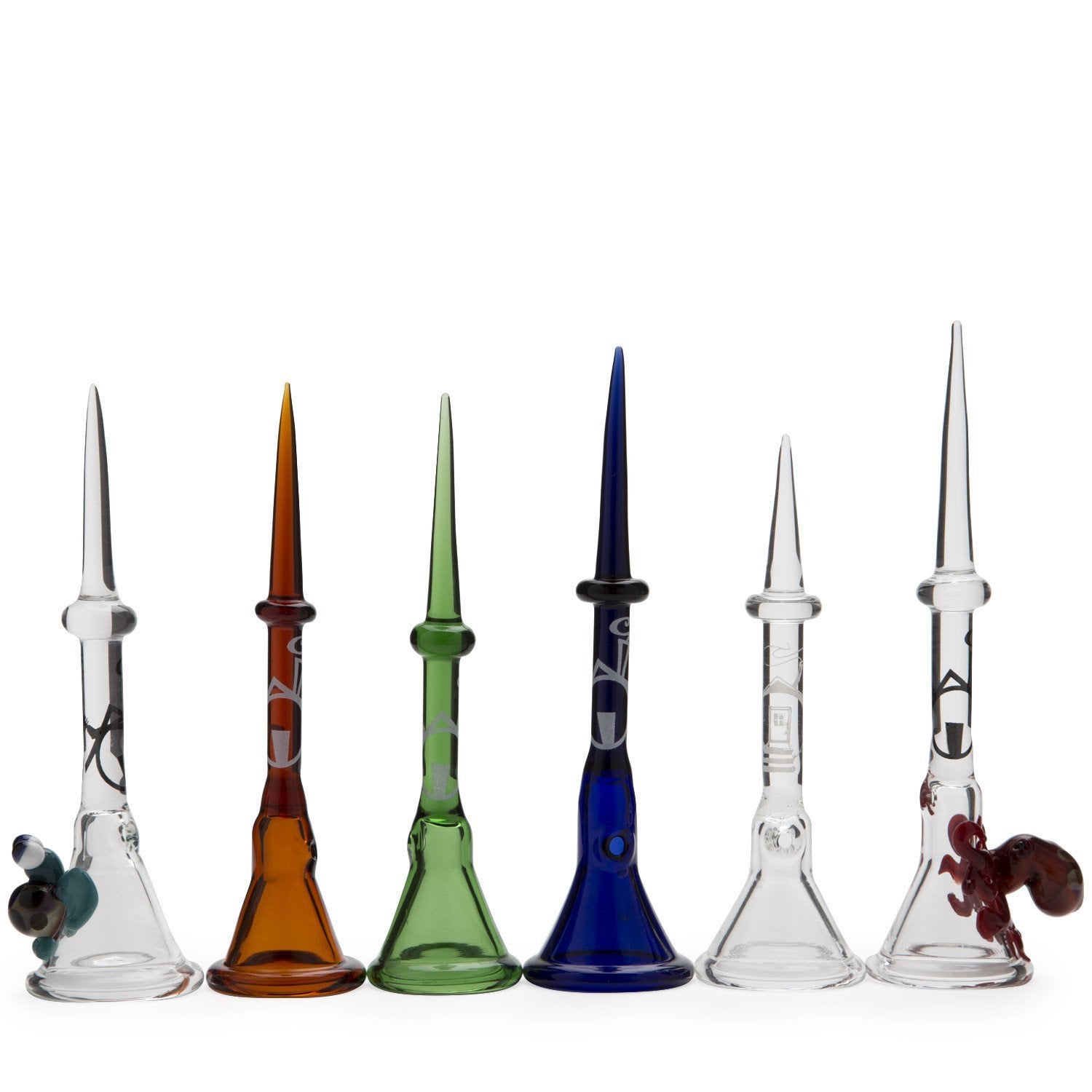 Home Blown Glass Carb Cap Dabber - Green - 420 Science - The most trusted online smoke shop.