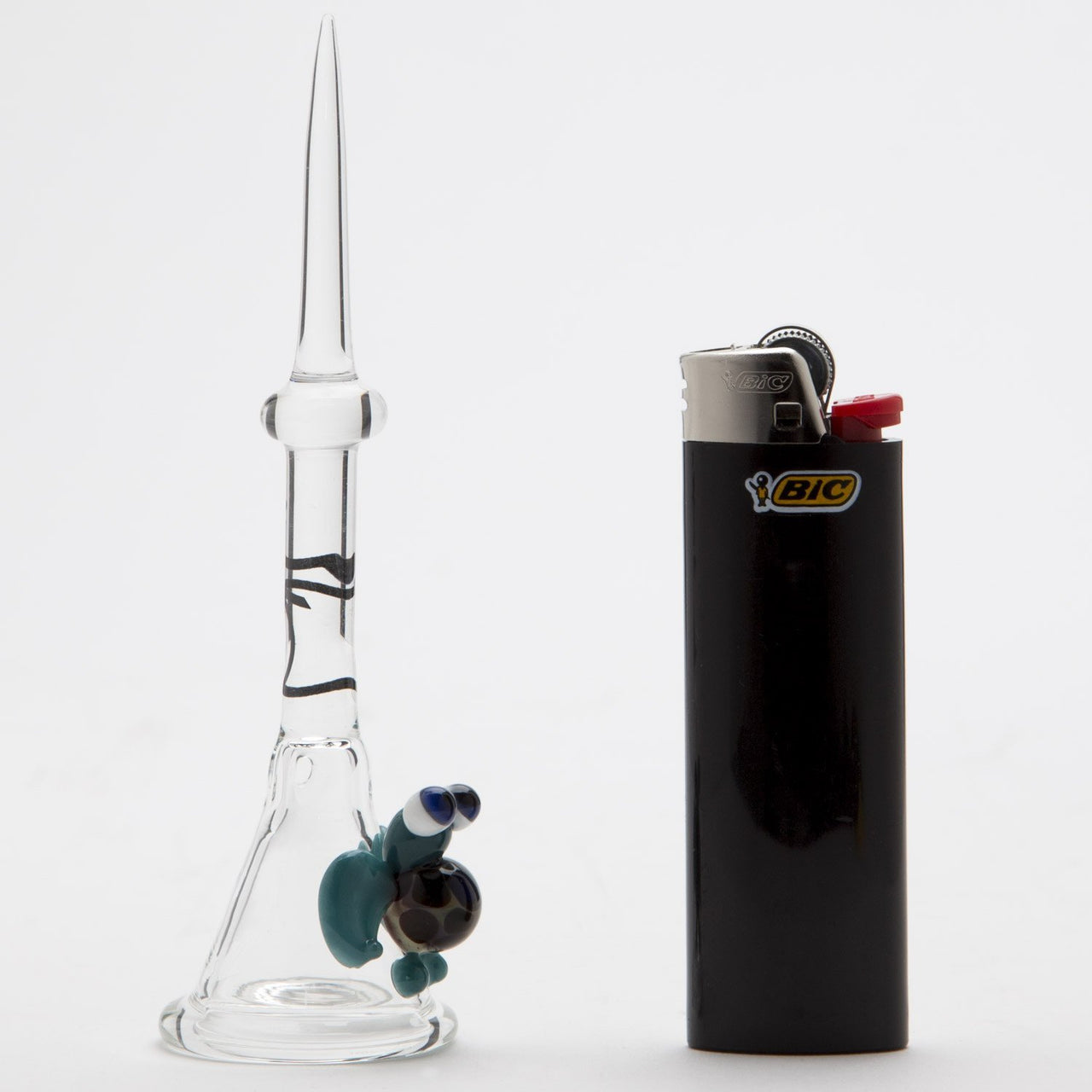 Home Blown Glass Critter Carb Cap Dabber - Turtle - 420 Science - The most trusted online smoke shop.