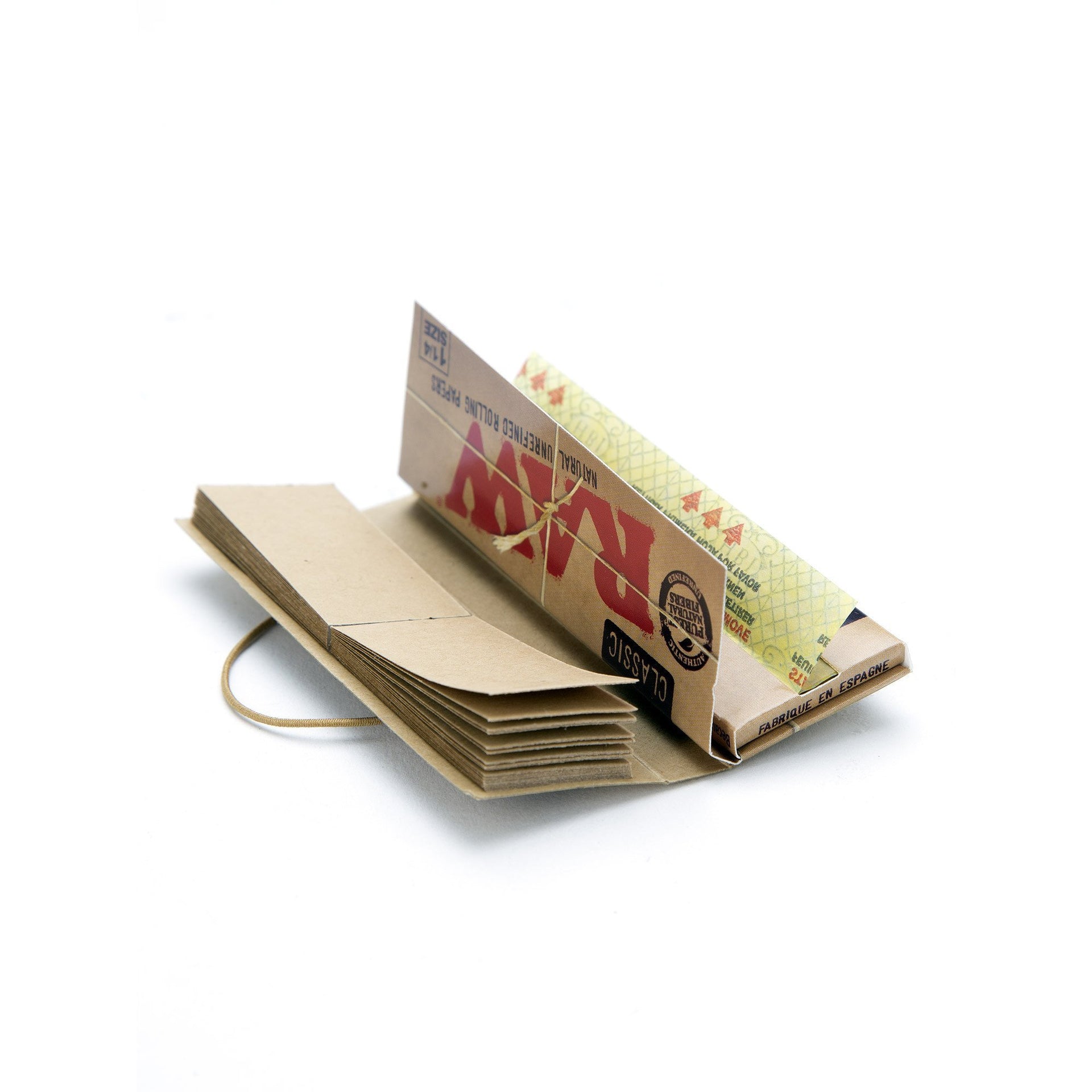 RAW Connoisseur Classic 1 1/4in Rolling Papers w/ Tips - 420 Science - The most trusted online smoke shop.