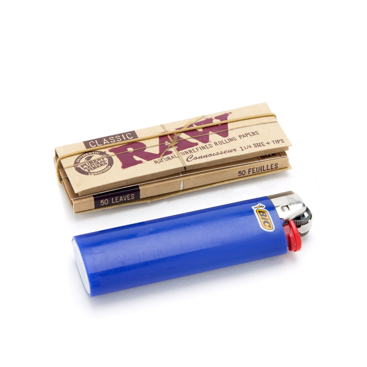 RAW Connoisseur Classic 1 1/4in Rolling Papers w/ Tips - 420 Science - The most trusted online smoke shop.
