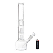HiSi 14in Beaker Bong - Jr. Double Bell Perc v2.0 | Bongs & Water Pipes | 420 Science