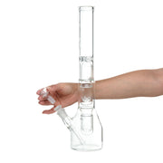HiSi 16in Beaker Bong - Double U Perc | Bongs & Water Pipes | 420 Science