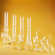 HiSi 16in Beaker - Double U Perc - 420 Science - The most trusted online smoke shop.