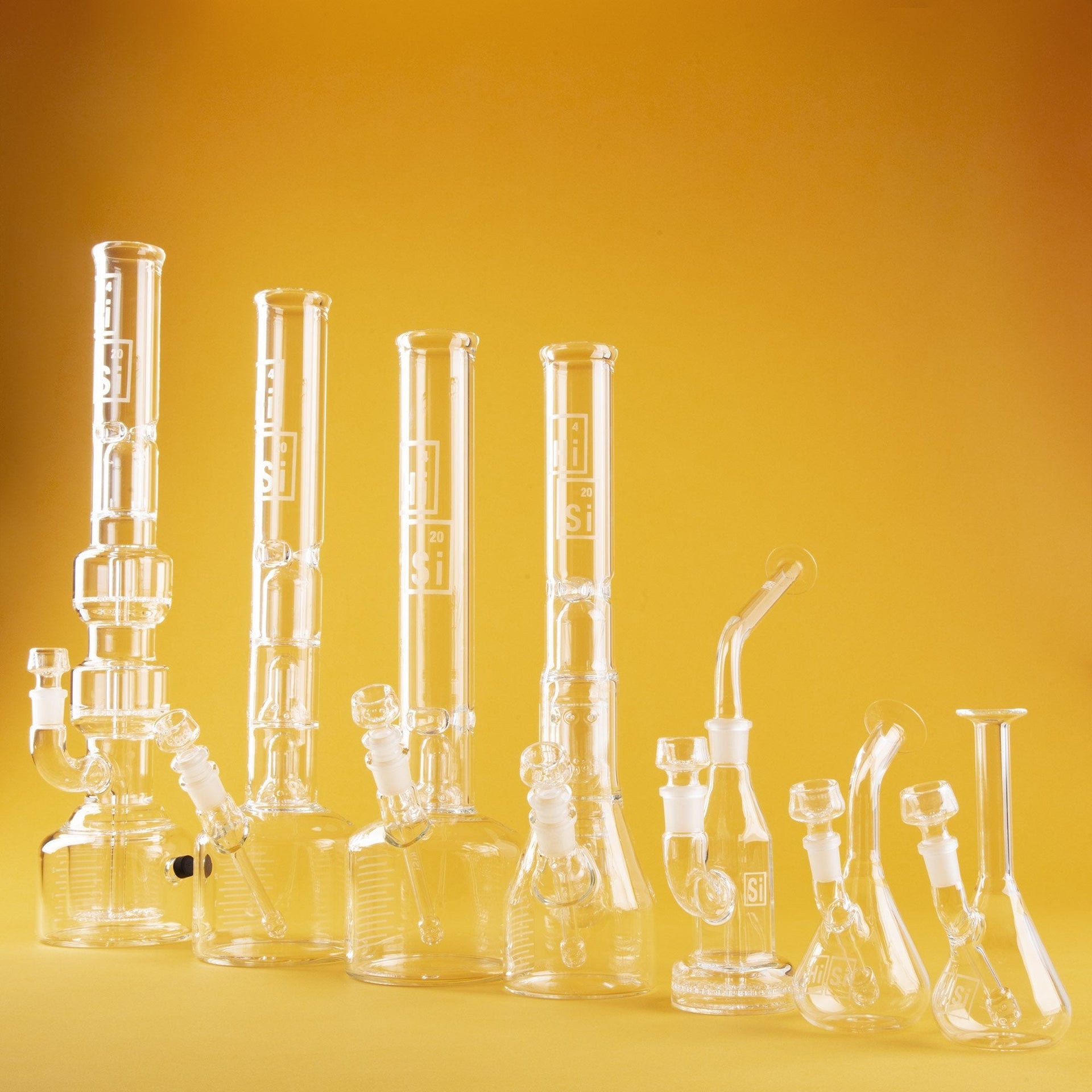 HiSi 7in Straight Neck Beaker | Dab Rigs | 420 Science