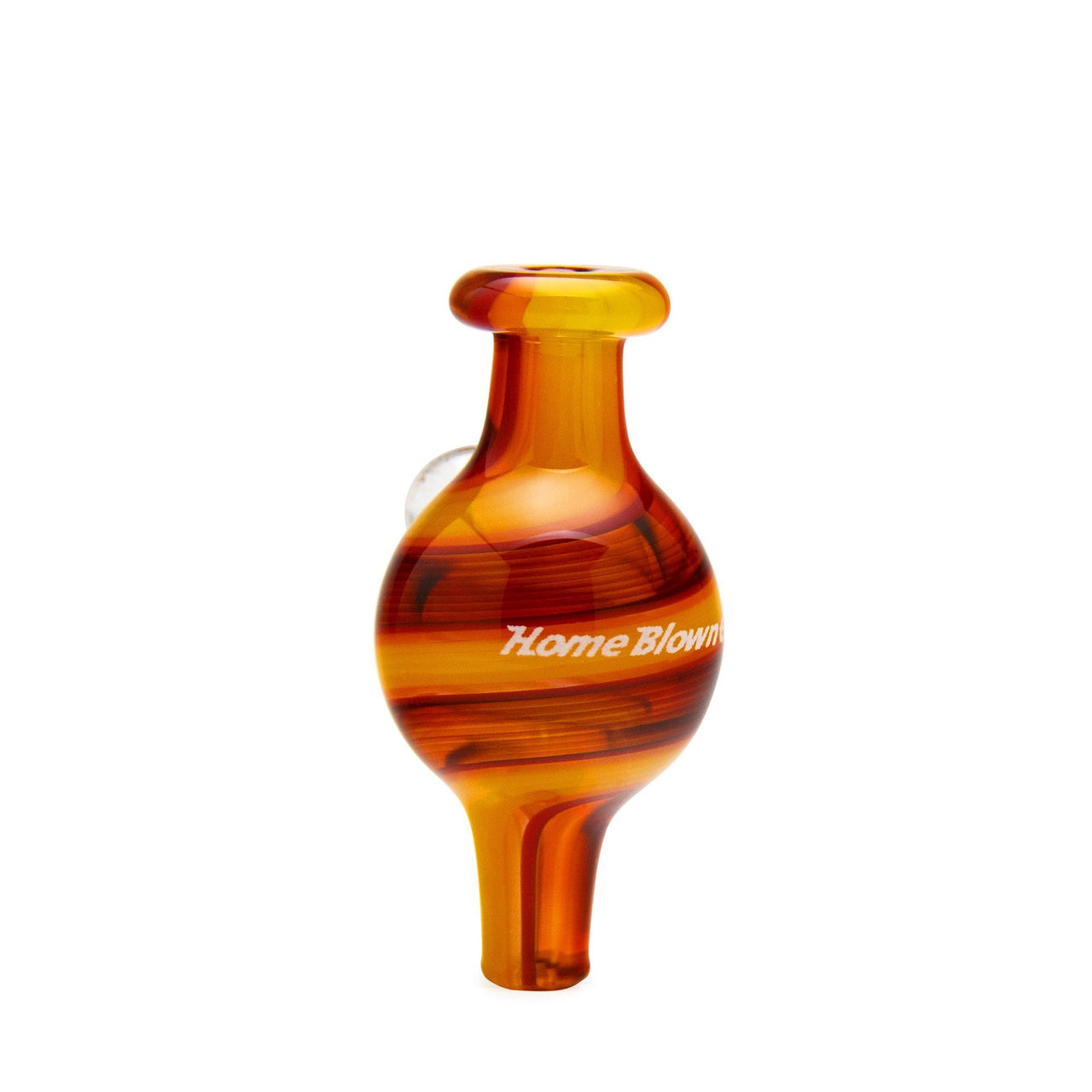 Home Blown Glass Bubble Carb Cap - Fire Swirl - 420 Science - The most trusted online smoke shop.