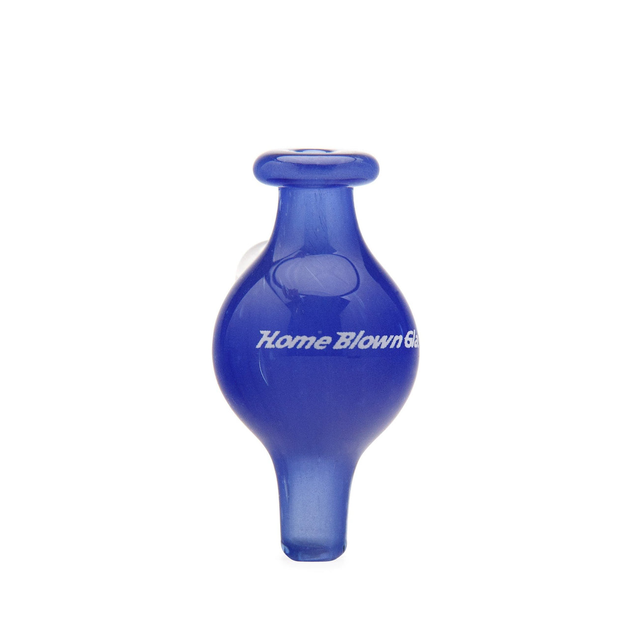 Home Blown Glass Bubble Carb Cap - Indigo - 420 Science - The most trusted online smoke shop.