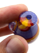 Home Blown Glass Bubble Carb Cap - Rainbow Swirl - 420 Science - The most trusted online smoke shop.
